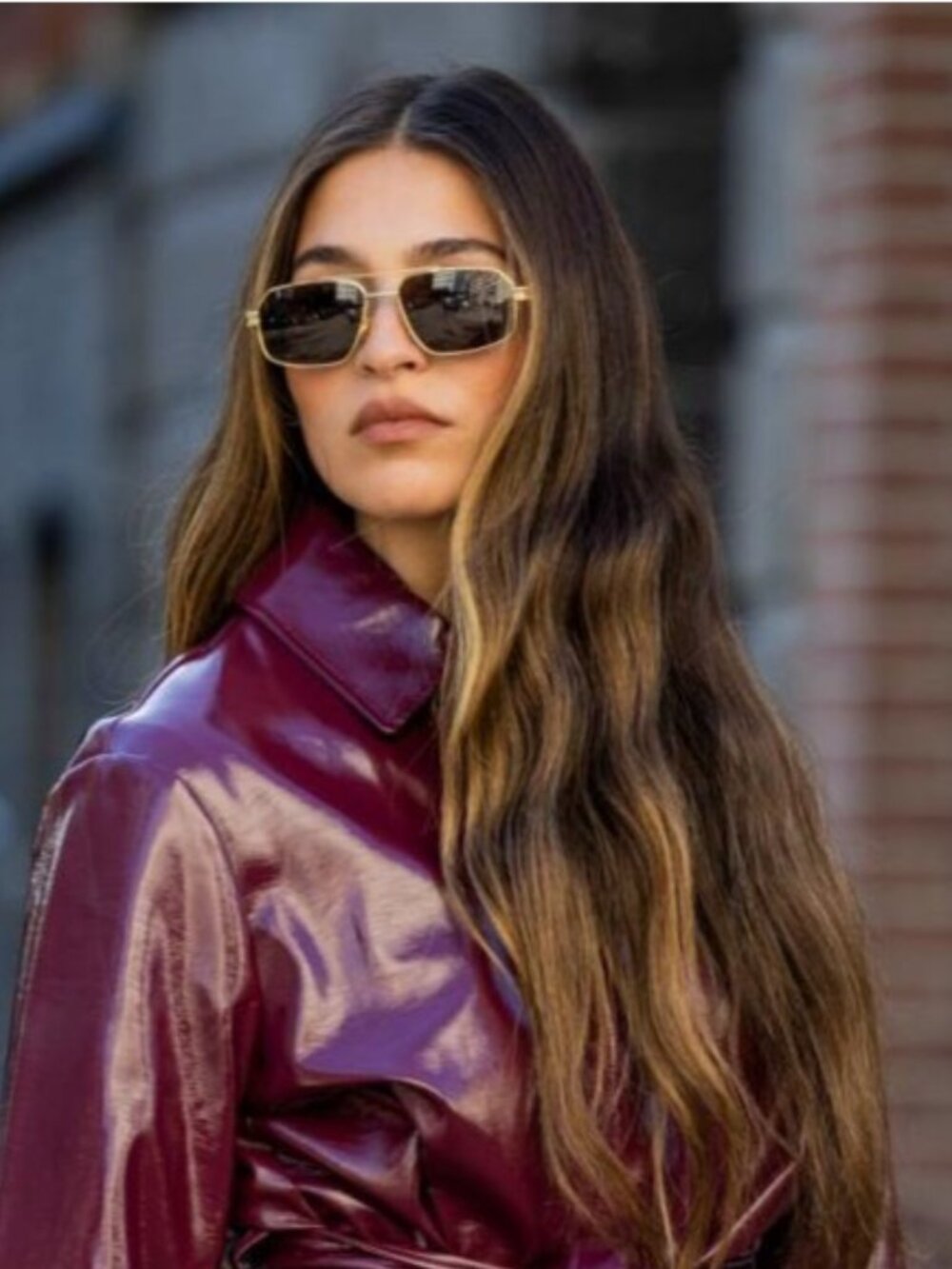 Bottega Veneta BV1128S 002 Sunglasses Gold Aviator Frame, Grey Lenses